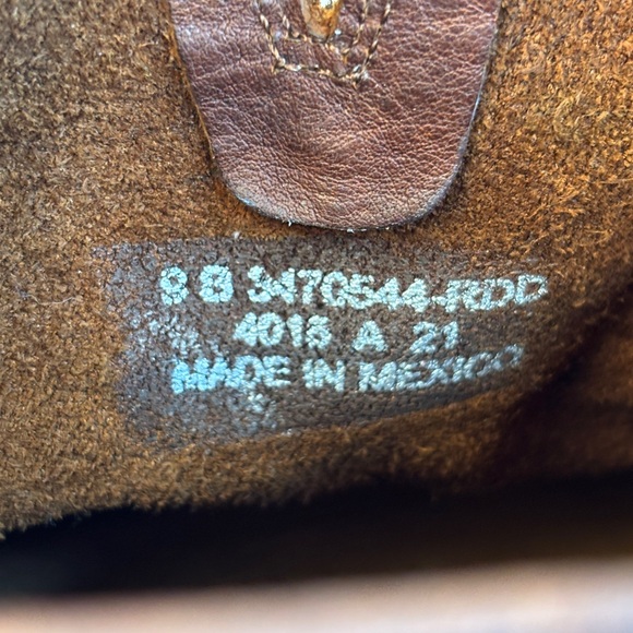 Frye Veronica Booties Short Tenora Redwood Color Leather Womans 9 - Picture 8 of 10